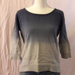 3/4 sleeve sweatshirt